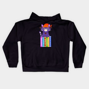 Cute Wizard Kawaii Cat Kids Hoodie